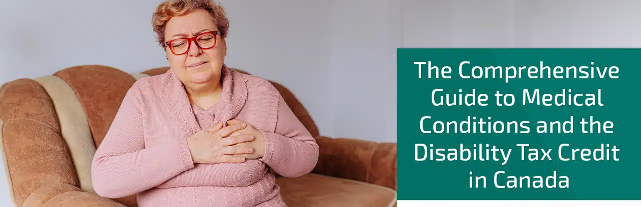 An old woman feeling the syptoms of heart attack